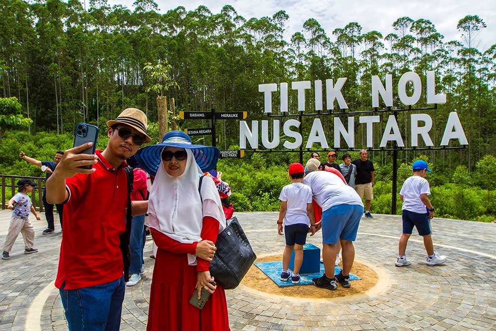 Titik Nol Ibu Kota Negara Ikn Nusantara Mulai Ramai Dikunjungi Warga