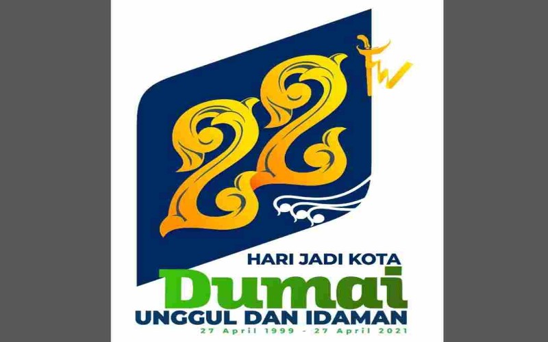 Motif Itik Pulang Petang Jadi Logo Hut Kota Dumai Ini Filosofinya