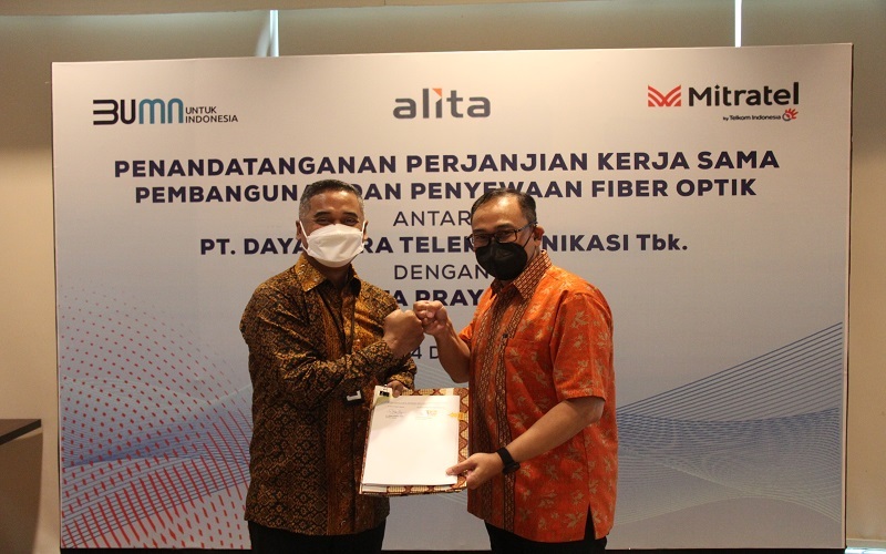 Mitratel Mtel Dan Alita Berkongsi Bangun Km Kabel Optik