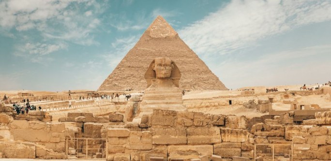 Piramida Giza, pemandangan Piramida Giza