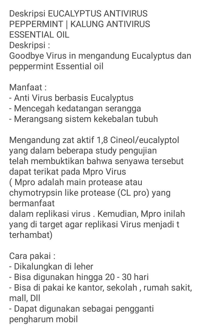 Uya kalung kuya virus anti Before you