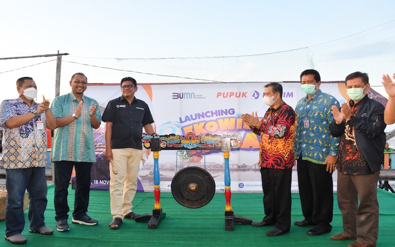 PT Pupuk Kalimantan Timur (Pupuk Kaltim/PKT) menetapkan pemukiman atas air Malahing Kelurahan Tanjung Laut Indah Bontang Selatan sebagai Kampung Ekowisata di Kota Bontang./JIBI-Istimewa