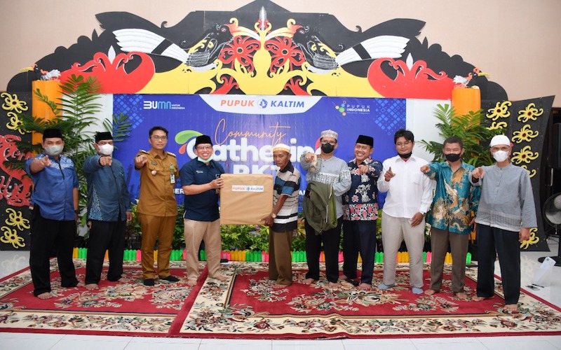 PT Pupuk Kalimantan Timur (PKT) kembali gelar Community Gathering dan buka puasa bersama masyarakat di Kelurahan Guntung Bontang Utara./JIBI-Istimewa