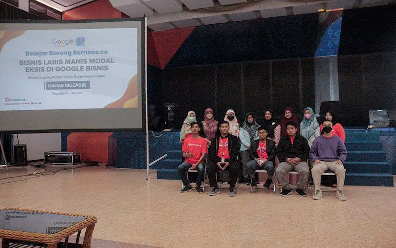 PT Pupuk Kalimantan Timur (PKT) bekali pelaku UMK Bontang teknik optimalisasi penjualan dan promosi produk secara digital, Minggu (29/5/2022)/JIBI-Istimewa