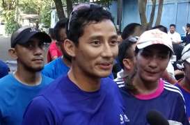 Hasil Pilkada DKI 2017: Sandiaga Uno Lari Sejauh 5 Km Sebelum Nyoblos