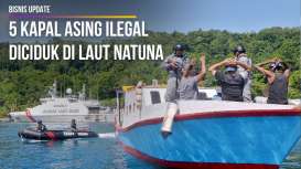 5 Kapal Asing Ilegal Diciduk di Laut Natuna