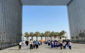 Obat Rindu, Pengunjung dan WNI di Dubai 'Tumplek Blek' di National Day World Expo 2020