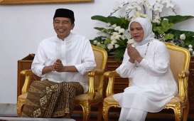 Idulfitri 2022, Jokowi-Iriana Silaturahmi dengan Wapres Ma'ruf Amin Secara Virtual