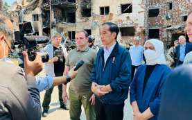 Kunjungi Kota Irpin di Ukraina, Jokowi: Jangan Ada Lagi Kota yang Rusak Akibat Perang
