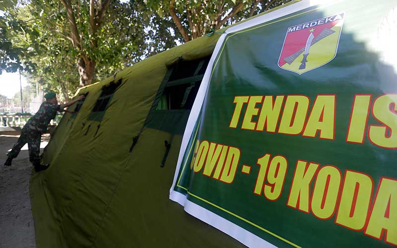 TENDA ISOLASI COVID 19 Bisnis com