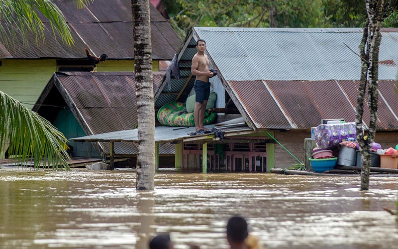 Ribuan Rumah di Kabupaten Banjar Kalimantan Selatan Terendam Banjir
