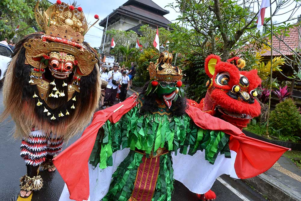 Kemeriahan Parade Seni Kemerdekaan Di Kawasan Ubud Bali 3378