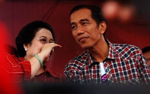 MENUJU PILPRES 2014: Ditemani Megawati Soekarnoputri, Jokowi Kampanye di Pontianak