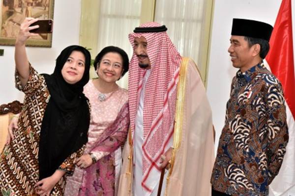 Jokowi Dan Raja Salman Minum Teh Sambil Diskusi Dengan Pemuka Agama Kabar24 Bisnis Com