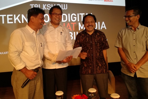 Talkshow Teknologi Digital Membuat Media Lebih Hidup di Jakarta pada Kamis (16/3/2017) - Bisnis/Agne