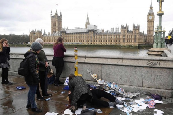 Salah satu korban serangan yang terjadi pada Rabu (22/3) di sekitar gedung parlemen Inggris.  - Antara