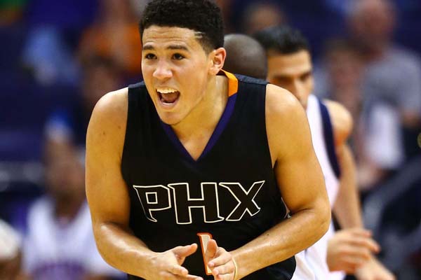 Guard Phoenix Suns Devin Booker - Reuters