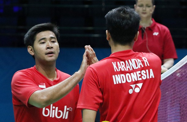 Angga Pratama dan Ricky Karanda Suwardi - Badminton Indonesia