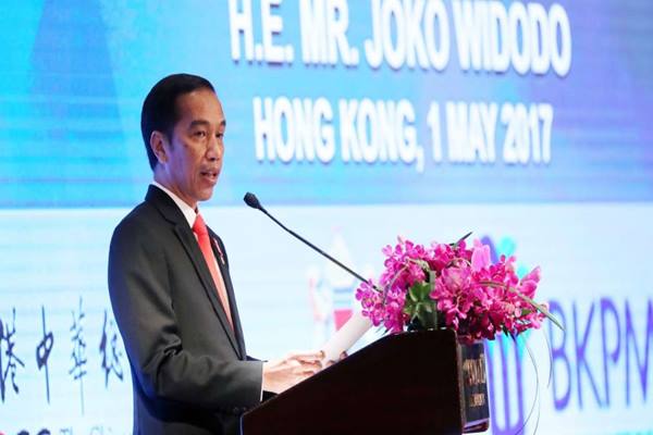 Presiden Joko Widodo bertemu dengan pengusaha Hong Kong, Senin (1/5/2017). - Istimewa