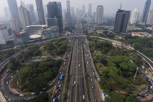 Malam Ini Coba Melintas Di Simpang Susun Semanggi