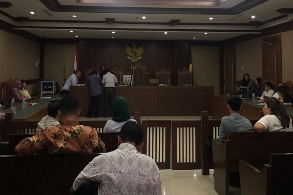 Rapat kreditu Sevel Indonesia di Pengadilan Niaga Jakarta Pusat, Senin (16/10/2017) - Deliana Pradhita Sari
