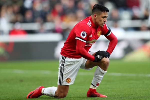 Penyerang Manchester United Alexis Sanchez - Reuters/Scott Heppell