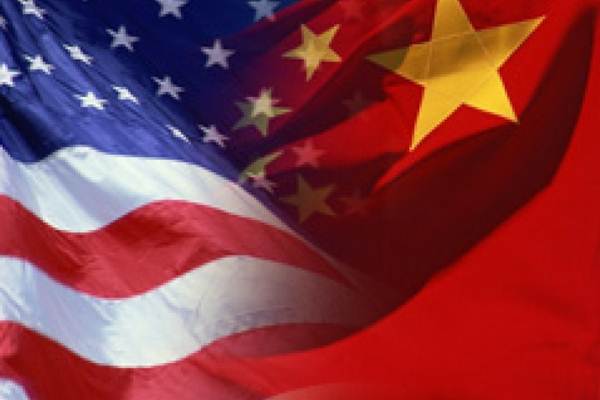 Bendera AS dan China - newline