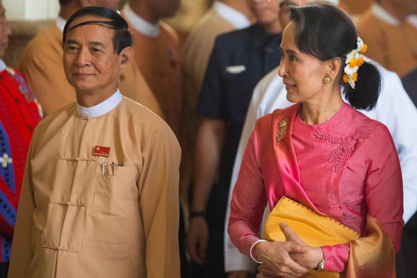 Win Myint ditunjuk sebagai Presiden Myanmar setelah memenangkan pemilihan suara di Parlemen Myanmar, Rabu (28/3). Dia sebelumnya menjabat sebagai Wakil Presiden Myanmar. - Reuters