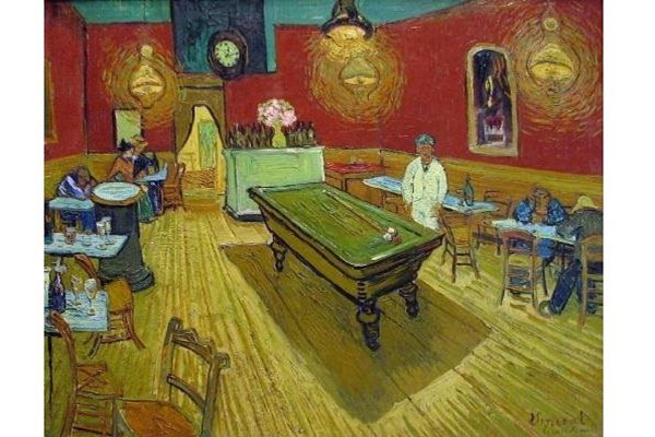 Lukisan The Night Cafe karya Vincent Van Gogh - vangogh.net