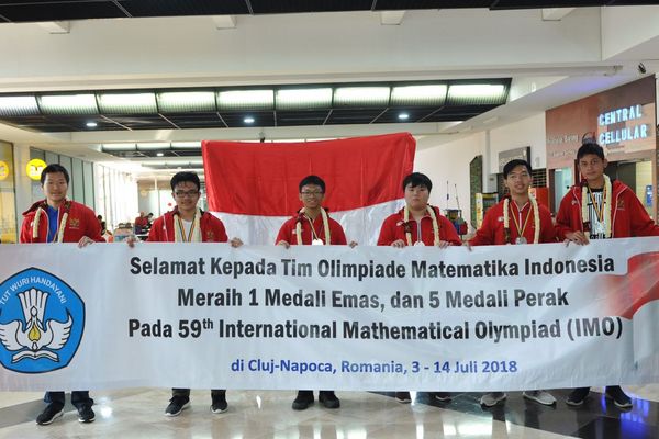 Raih 6 Medali Tim Olimpiade Matematika Sma Indonesia Masuk 10 Besar Dunia Kabar24 Bisnis Com