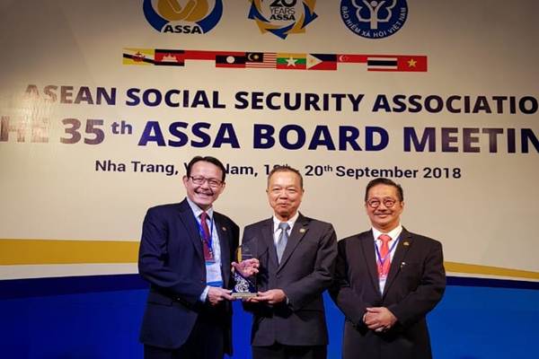 BPJS Kesehatan mendapat penghargaan dari Asosiasi Jaminan Sosial ASEAN/ASEAN Social Security Association (ASSA) - Istimewa