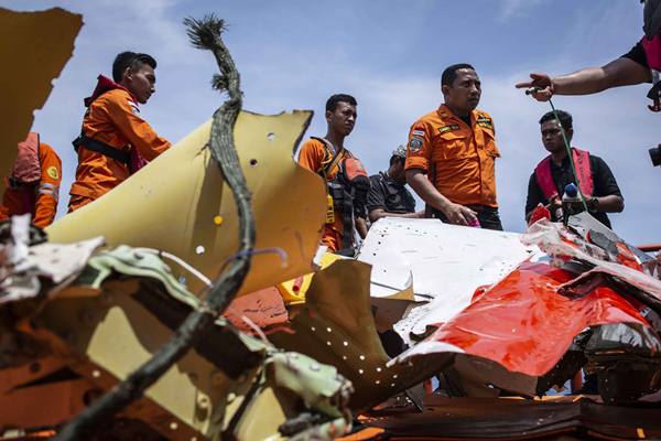 Basarnas Temukan Mesin Pendorong Pesawat Lion Air JT-610