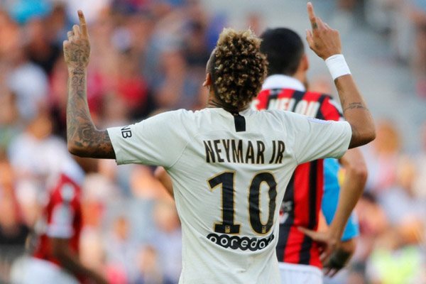 Ujung tombak Paris Saint-Germain Neymar da Silva Santos Jr. - Reuters/Jean-Paul Pelissier
