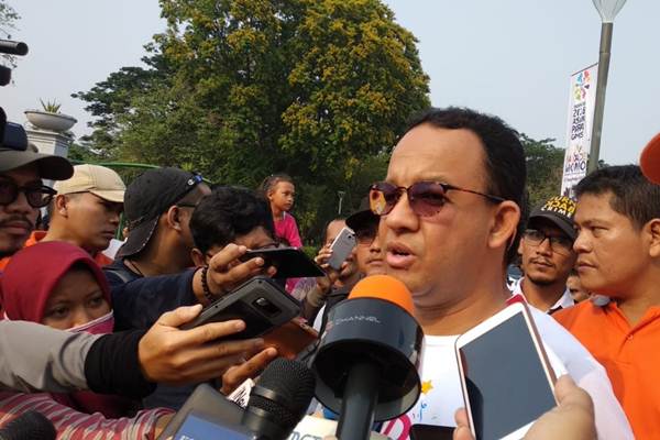 Anies Klaim Sudah Laksanakan Janji Kampanye dalam Sambutan Reuni 212