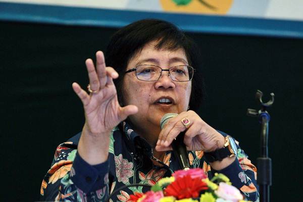 Menteri Lingkungan Hidup dan Kehutanan Siti Nurbaya Bakar - Bisnis/Dwi Prasetya