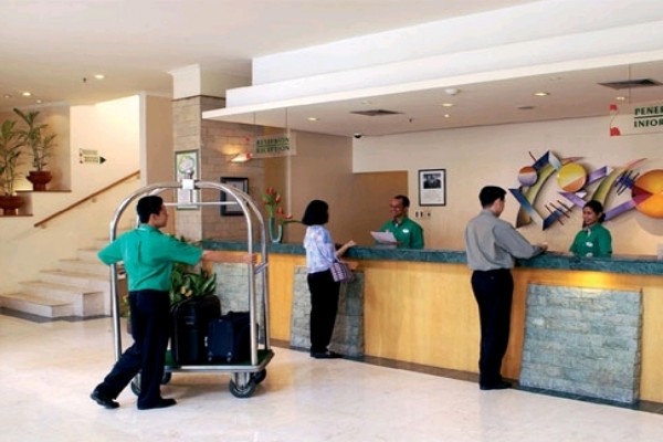 Ilustrasi lobi hotel - Antara