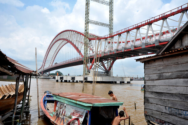 Proyek Jembatan Musi VI Resmi Terhenti Tahun Ini - Sumatra - Bisnis.com