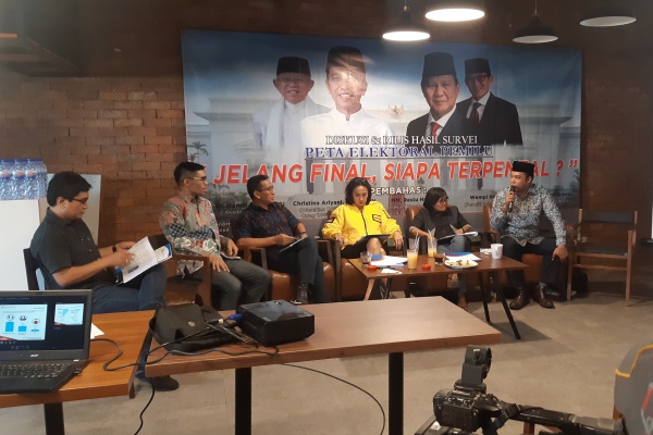 Indopolling Network : Enam Partai Lolos Parlemen, PAN dan PPP Kurang Sedikit