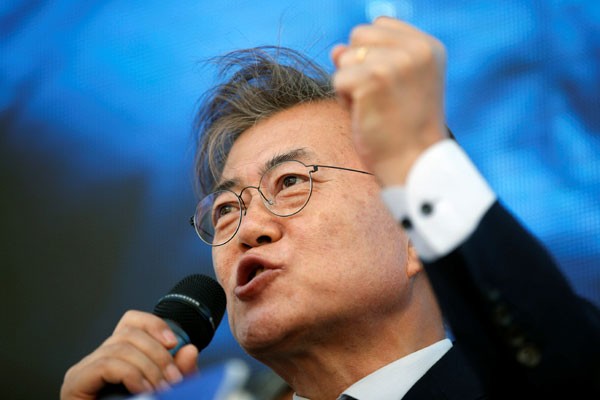 Presiden Korea Selatan Moon Jae-in. - Reuters