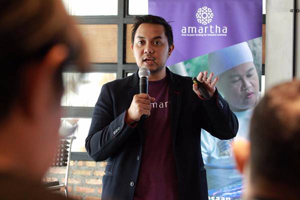 CEO dan Founder PT Amartha Mikro Fintek (Amartha) Andi Taufan Garuda Putra. - JIBI/Dwi Prasetya
