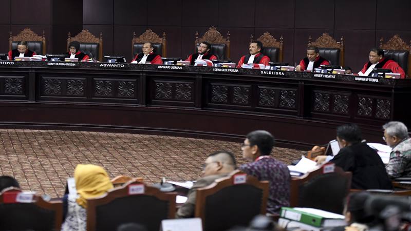 Sengketa Pilpres 2019 : Sidang Pemeriksaan Berakhir, Pengucapan Putusan ...