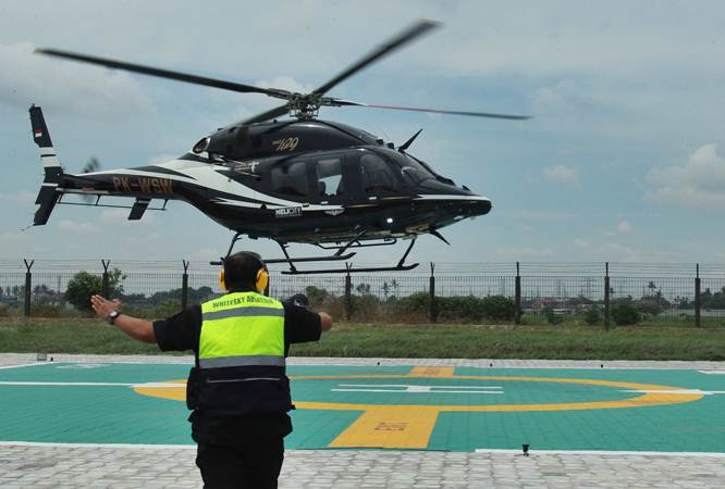 Whitesky Tertarik Buka Trayek Taksi Helikopter ke Bandara Kertajati