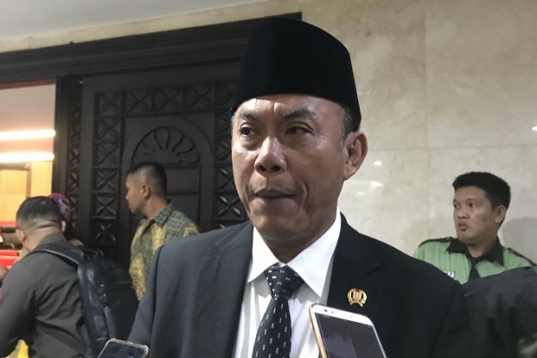 Ketua DPRD DKI Jakarta Prasetio Edi Marsudi ditemui di Gedung DPRD DKI Jakarta, Jakarta Pusat, Senin (1/7/2019). - Antara