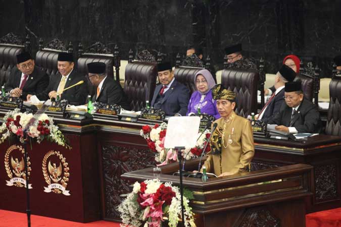 PIDATO KENEGARAAN: Jokowi Minta Restu Memindahkan Ibu Kota ke Kalimantan