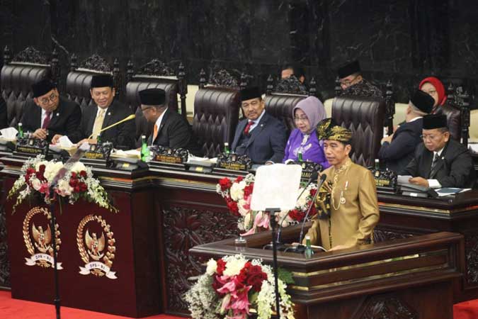 Naskah Lengkap Pidato Kenegaraan Presiden Jokowi Di Sidang Bersama Dpd Dan Dpr Kabar24 Bisnis Com