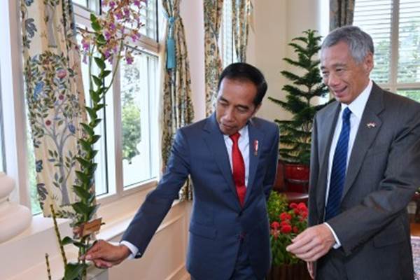 Jokowi Temui Lee Hsien Loong Indonesia Singapura Sepakat Tingkatkan Kerja Sama Kabar24 Bisnis Com