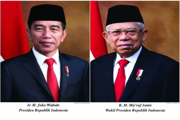 Sesneg Rilis Foto Resmi Presiden Dan Wapres 2019 2024 Kabar24 Bisnis Com