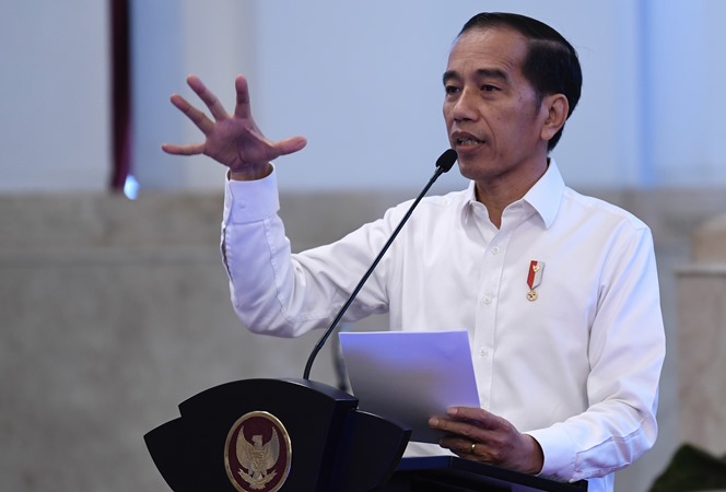 Di Depan Bankir, Presiden Jokowi Minta Bunga Kredit Diturunkan