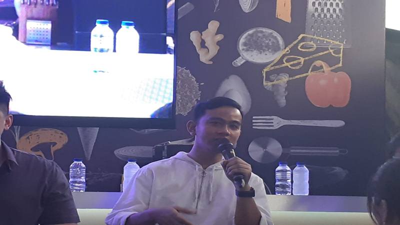 Gibran Rakabuming Raka ditemui dalam Jakarta Culinary Feastival di Jakarta, Minggu (6/10/2019). JIBI/Bisnis - Ria Theresia Situmorang