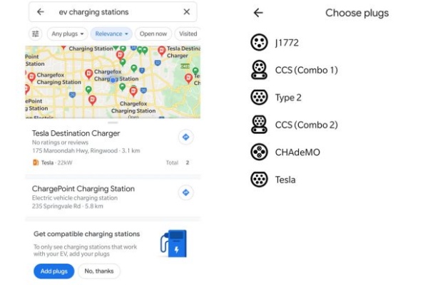 Google Maps Punya Filter Lokasi Pengisian Daya Mobil Listrik Sesuai Colokan Otomotif Bisnis Com